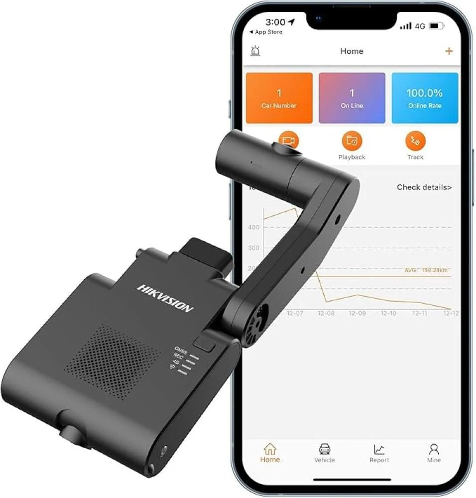 2MP | داش كام أمامي وداخلي | تدعم شريحة الجوال 4G | هايكفيجنV6