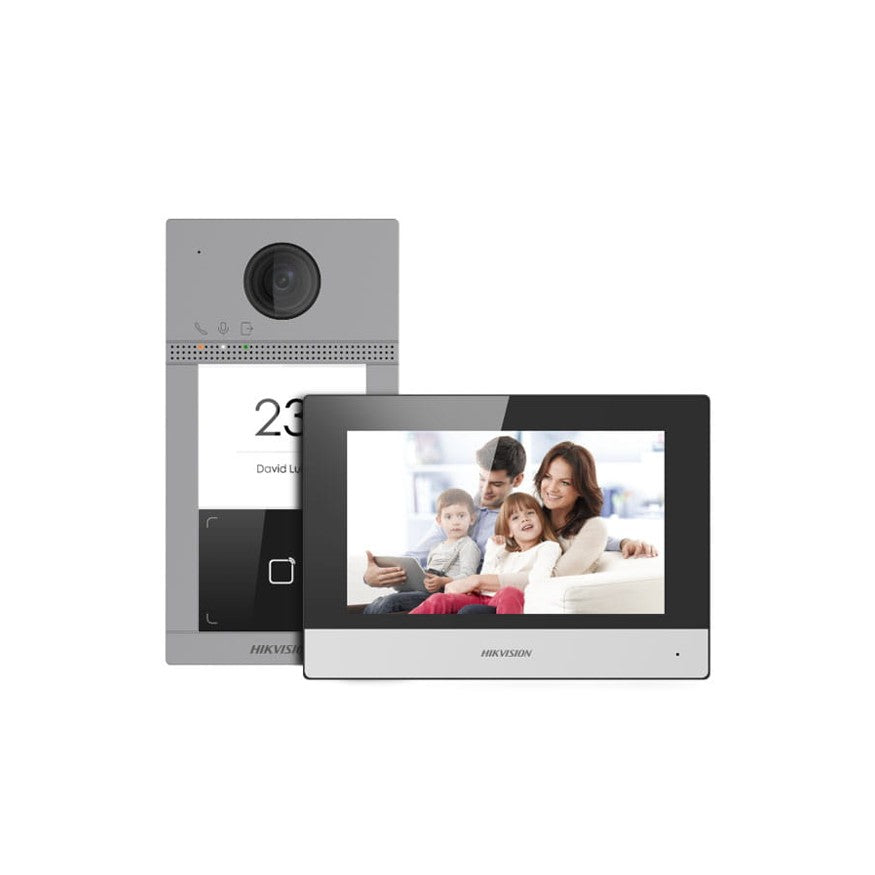 Hikvision انتركوم داخلي لاسلكي مع  جرس بكاميرا ملونة - Splus اس بلس