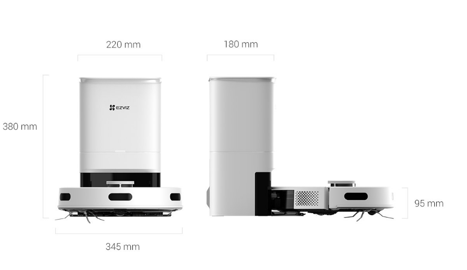 مكنسة كهربائية وممسحة روبورت ذكية | EZVIZ RE5P