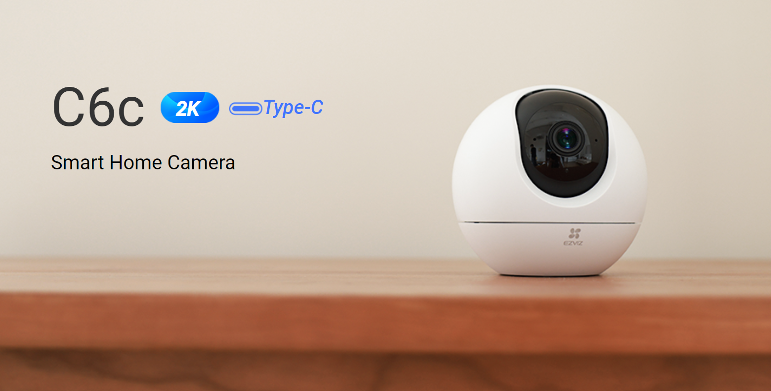 3MP | كاميرا مراقبة داخلية متحركة واي فاي | C6C EZVIZ