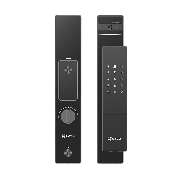 قفل الباب الذكي ببصمة الوجه, مكالمات فيديو ,التحكم من الجوال،تنبيهات فورية | Ezviz DL50FVS