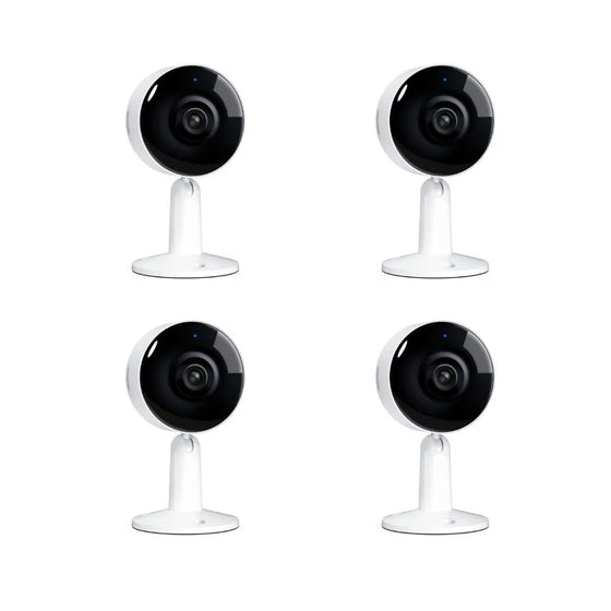 4 Indoor Cameras Package, Small Size Fits Everywhere, Remote Control | 4MP