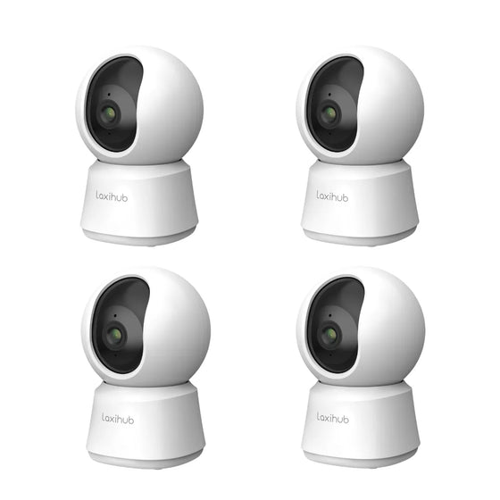 4 Indoor Security Cameras Package, Smart Motion Detection, Instant Alerts to Your Mobile | 5MP