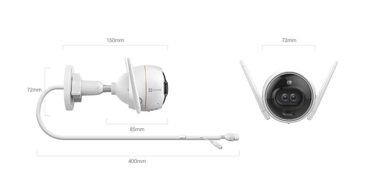 كاميرا واي فاي خارجية C3X EZVIZ - Splus اس بلس