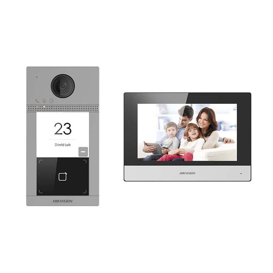Hikvision DS-KIS604-P(C) IP Video Intercom | Wi-Fi, Touchscreen and App Control